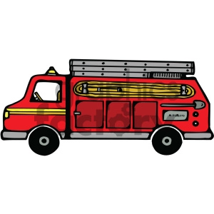 cartoon fire truck