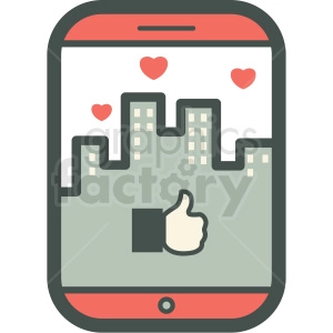 like real estate app smart device vector icon