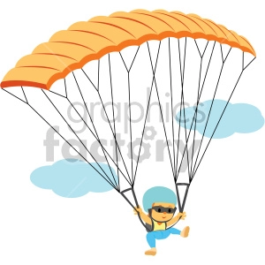 female parachuting