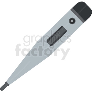 gray digital thermometer vector