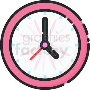 flower clock icon