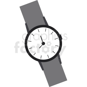 wrist watch vector clipart