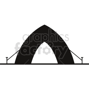 camping tent vector graphic clipart 5
