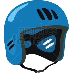 water rafting helmet vector clipart