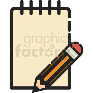 journal page vector icon
