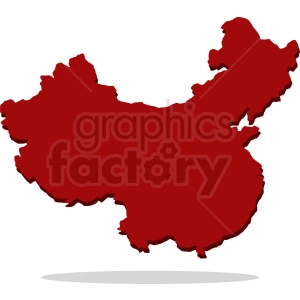China vector design drop shadow