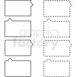 rectangle panel overlay border templates vector clipart