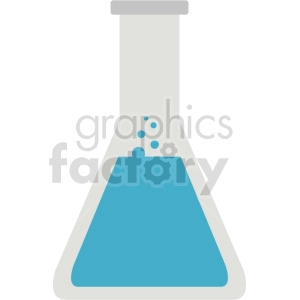 science laboratory beaker vector icon graphic clipart no background