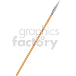 spear weapon vector clipart