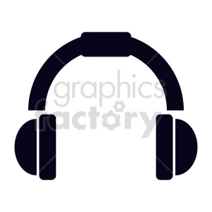 headphones icon vector