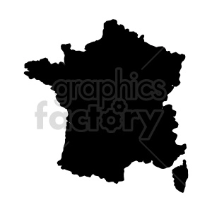 france silhouette vector clipart