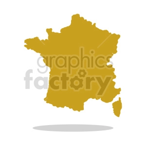 france silhouette vector graphic