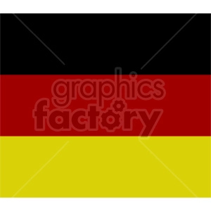 German flag vector clipart icon 07