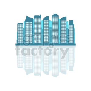 vector city skyscraper clipart