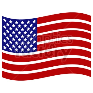 Flag of North America vector clipart 06