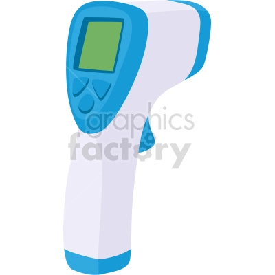 digital thermometer vector clipart