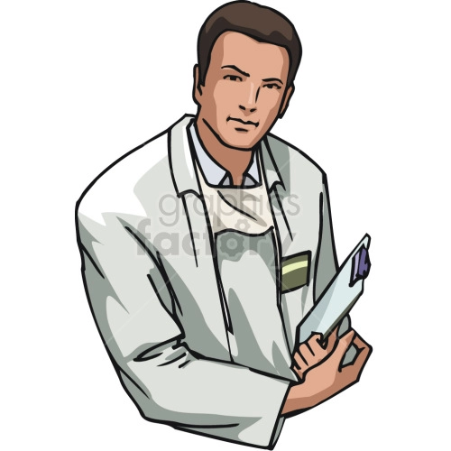 doctor holding medical charts