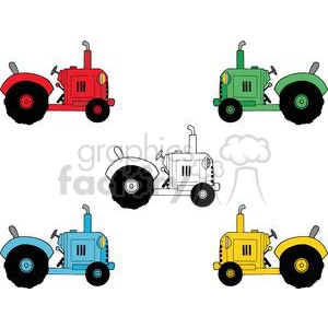 Vintage Farm Tractors Set