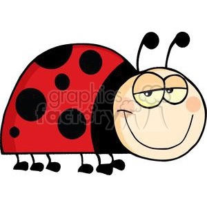 Mascot Cartoon Character Ladybug