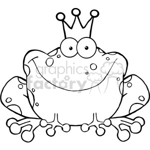 102511-Cartoon-Clipart-Frog-Prince-Cartoon-Character