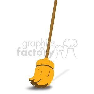cleaning broom illustration 002