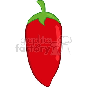 6765 Royalty Free Clip Art Red Chili Pepper