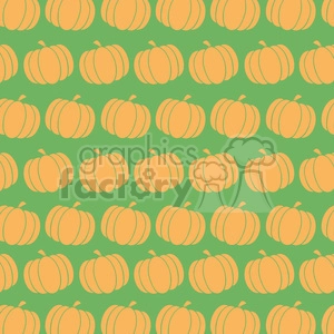 6646 Royalty Free Clip Art Pumpkin Background Seamless Pattern In Green