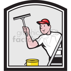 window cleaner squeegee square