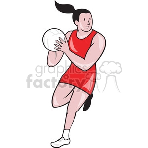 female volleyball palyer jumping with ball