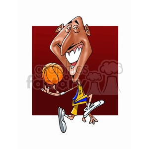 Kobe Bryant cartoon