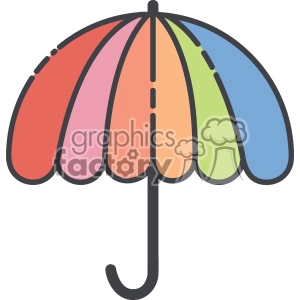 Umbrella vector clip art images