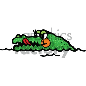 cartoon alligator
