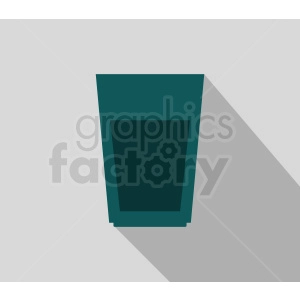cup icon on gray background