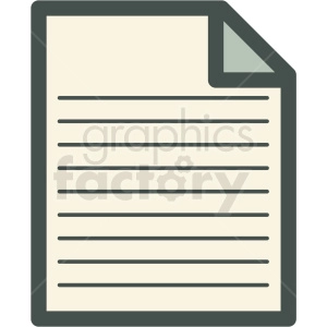 paper files vector icon