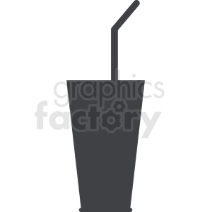soda cup with straw design