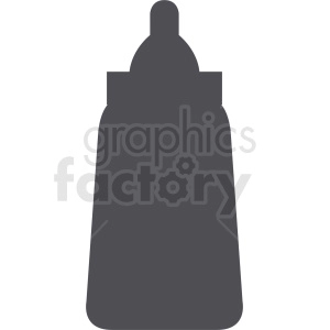 mustard bottle vector silhouette