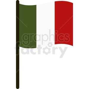italian flag graphic