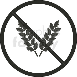 gluten free symbol no background