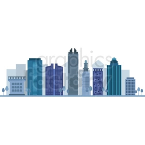 miami city skyline vector