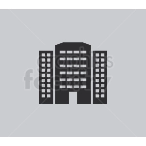 office buildings on light background
