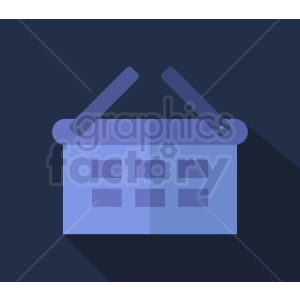 shopping basket icon design on dark background
