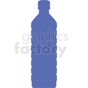 water bottle silhouette no background