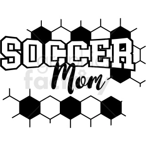 soccer mom vector cut file