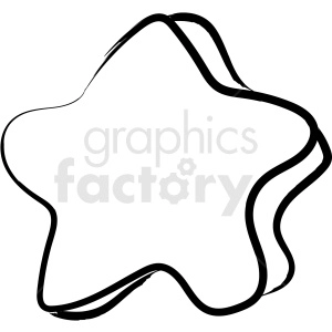star drawing vector icon