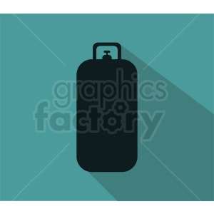 high pressure tank on square background