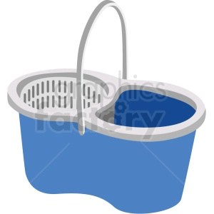 cleaning bucket vector clipart