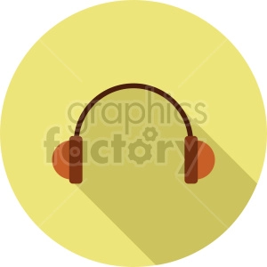 headphones vector icon graphic clipart 8