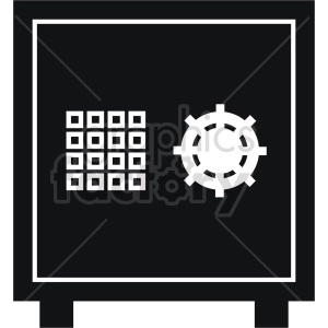 black and white safe vector icon graphic