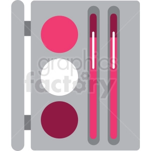 makeup kit vector clipart