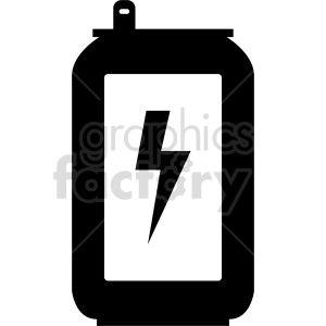 isometric energy drink vector icon clipart 4